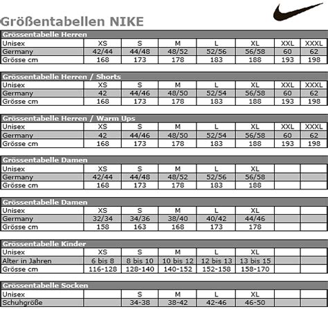 nike socken herren größentabelle|intersport größentabelle.